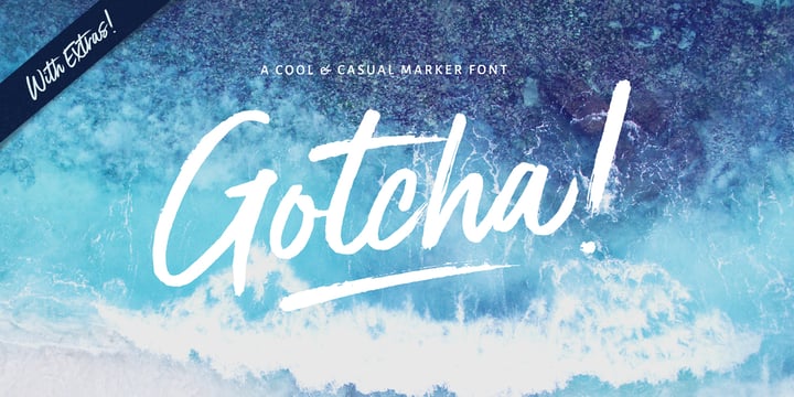 Gotcha Font Webfont Desktop Myfonts