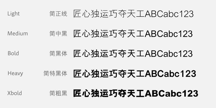 simplified chinese fonts