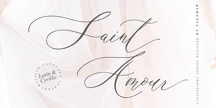 Saint Amour Font Webfont Desktop Myfonts