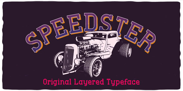 Vintage Race T-shirt DRI-POWR SPEEDSTER 