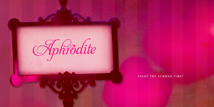 Aphrodite Pro Font Webfont Desktop Myfonts