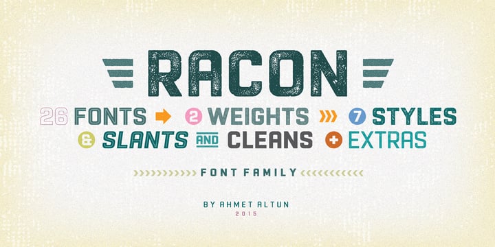 Racon Webfont Desktop Font Myfonts