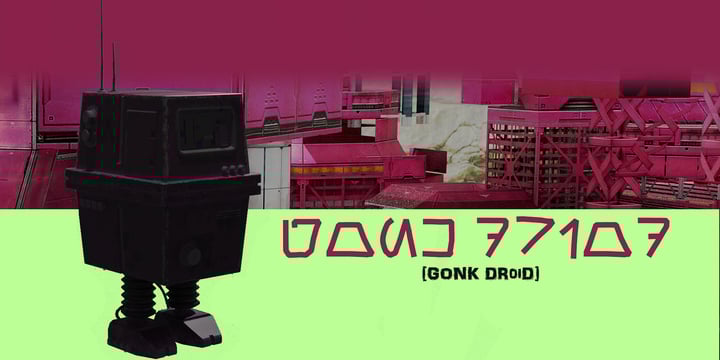 star wars droid font