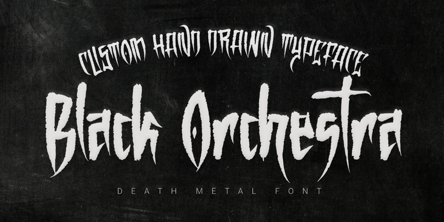 deathmetal fonts