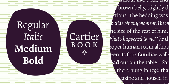 cartier book font