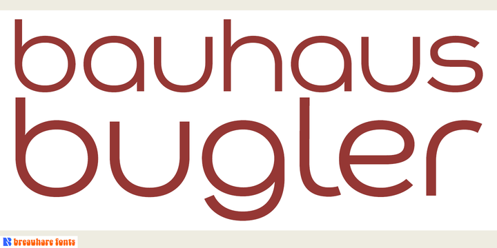 Bauhaus Bugler Font Webfont Desktop Myfonts