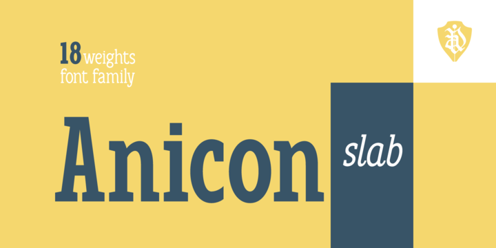 Anicon Slab Font Webfont Desktop Myfonts