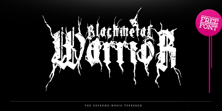 Xxii Blackmetal Warrior Font Webfont Desktop Myfonts