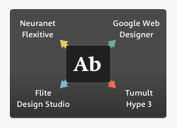 Infographic showing various authoring platforms